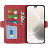 Honor 400 Smart Lompakko Suojakotelo - Punainen
