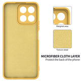 Honor 400 Smart Silikonisuoja - Keltainen