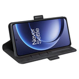 OnePlus 15 Lompakko Suojakotelo - Musta