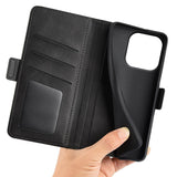 OnePlus 15 Lompakko Suojakotelo - Musta