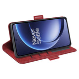 OnePlus 15 Lompakko Suojakotelo - Punainen