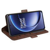 OnePlus 15 Lompakko Suojakotelo - Ruskea