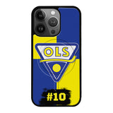 Puhelimen Seurakuoret - OLS - Keltasininen pelinumerolla