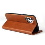 Samsung Galaxy A32 5G Unitec Wallet Case Brown