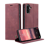 Samsung Galaxy A36 Lompakko suojakotelo - Viininpunainen