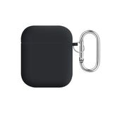 AirPods 1/2 Silikonikotelo - Musta