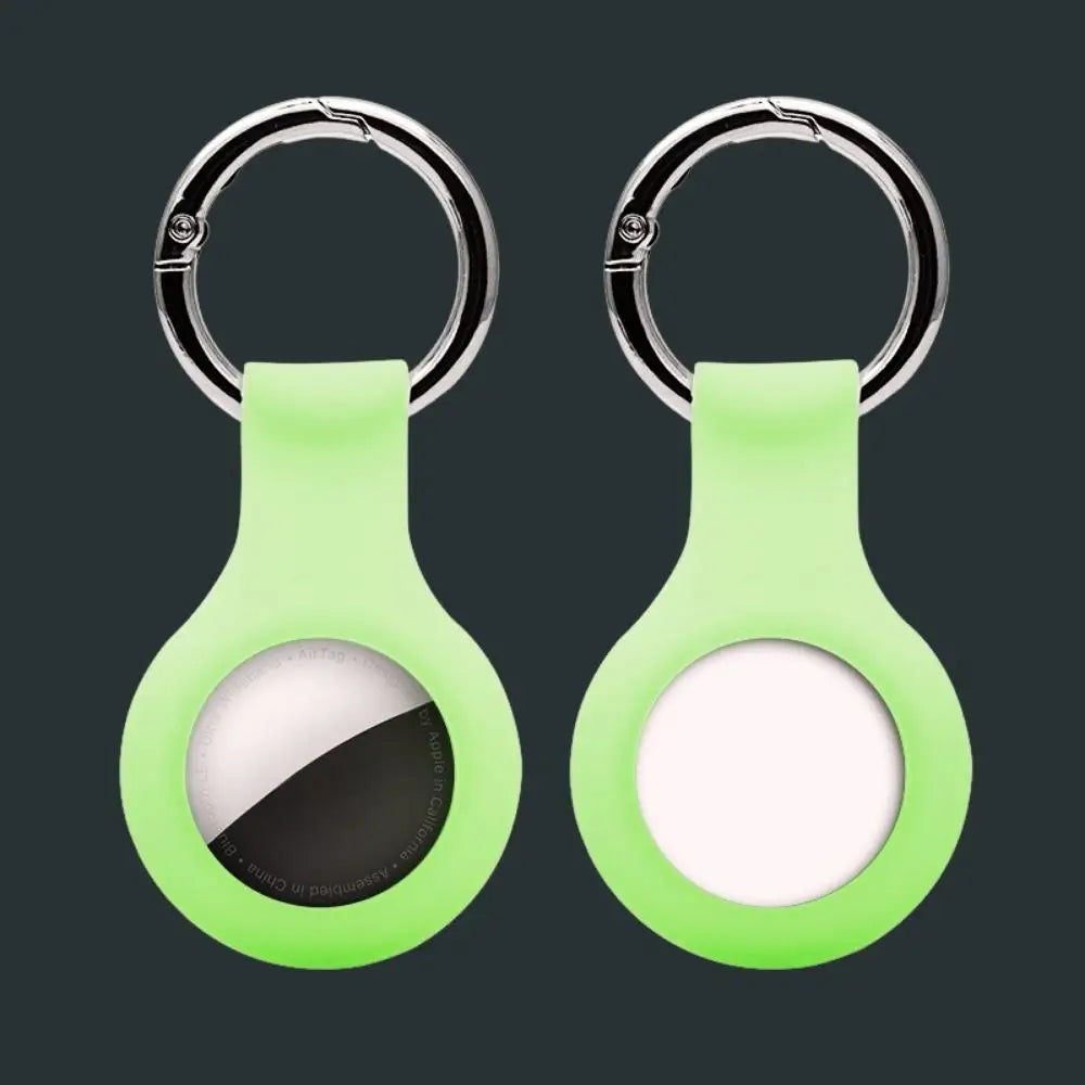 AirTag Silikonikuori - Vihreä (pimeässä hohtava)