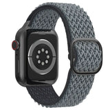 Apple Watch 38/40/41 mm Joustava nailonranneke - Harmaa