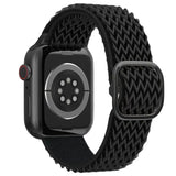 Apple Watch 38/40/41 mm Joustava nailonranneke - Musta