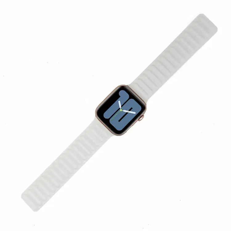 Apple Watch 38 / 40 / 41 mm Magneettinen nahkaranneke - Valkoinen