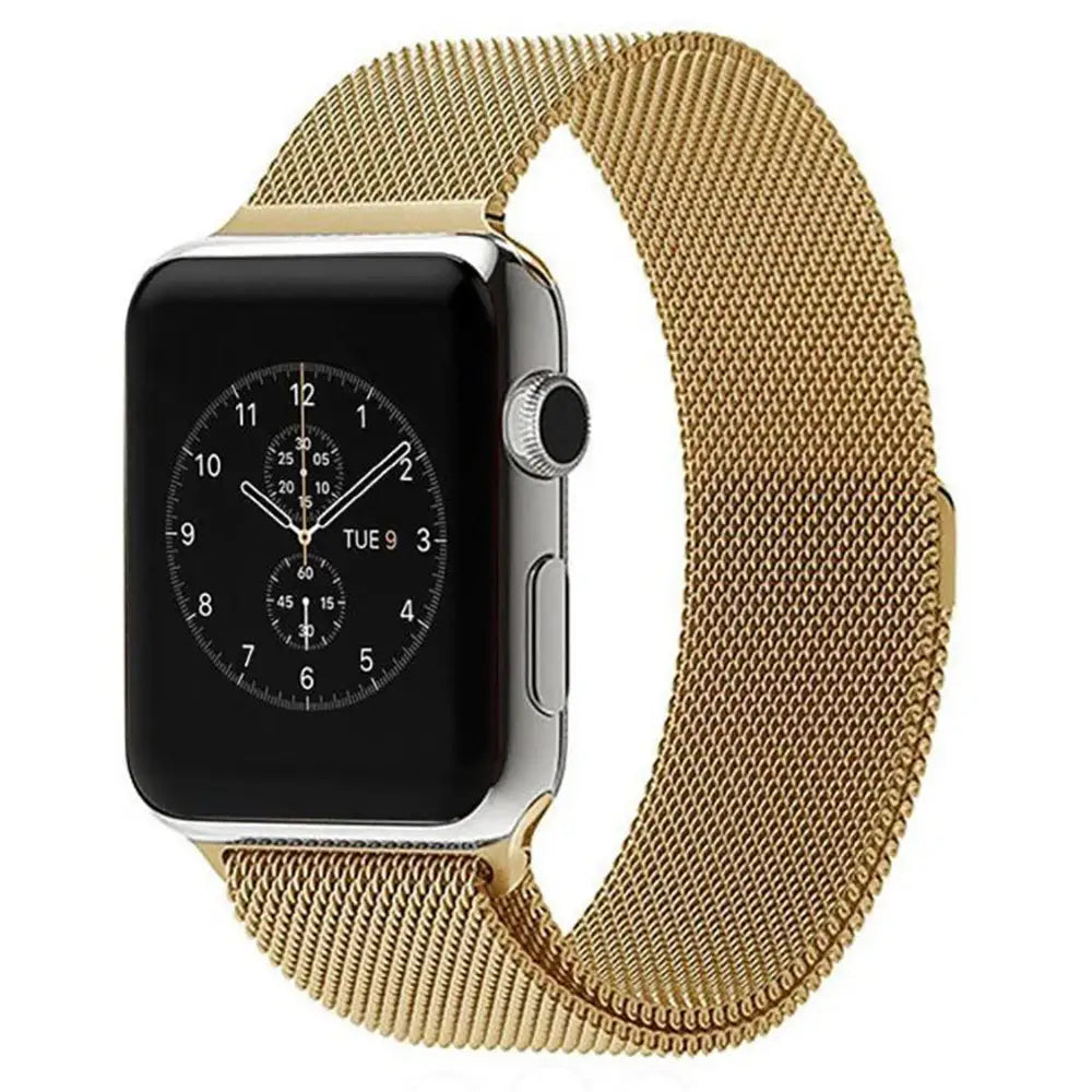 Apple Watch 38 / 40 / 41 mm Magneettinen Teräsranneke - Kulta