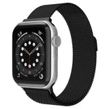 Apple Watch 38 / 40 / 41 mm Magneettinen Teräsranneke - Musta