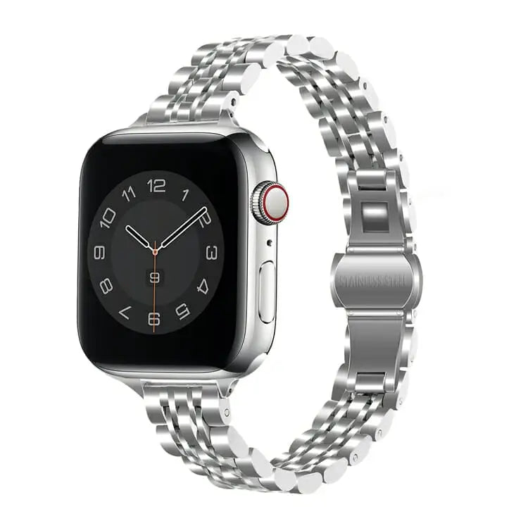 Apple Watch 38 / 40 / 41 mm Metalliranneke Slim - Hopea