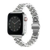 Apple Watch 38 / 40 / 41 mm Metalliranneke Slim - Hopea