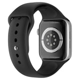 Apple Watch 38 / 40 / 41 mm Silikoniranneke - S/M - Musta