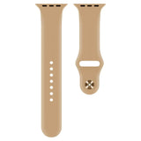 Apple Watch 38 / 40 / 41 mm Silikoniranneke - S/M - Pähkinä