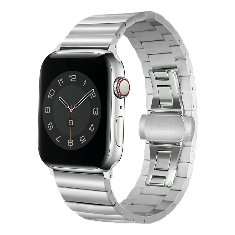 Apple Watch 42 / 44 / 45 mm Metalliranneke - Hopea