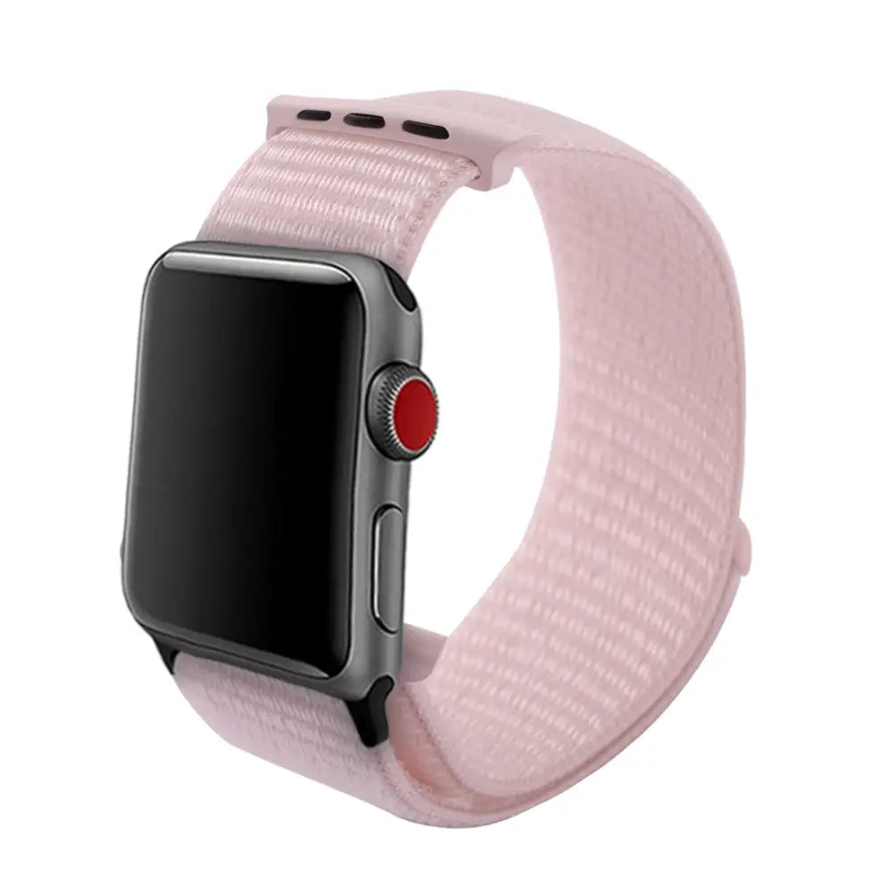 Apple Watch 42 / 44 / 45 mm Nylon ranneke - Helmiäis Valkoinen