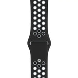 Apple Watch 42 / 44 / 45 mm Urheiluranneke - M/L - Musta/Harmaa