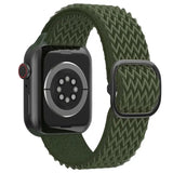 Apple Watch Joustava nailonranneke 42/44/45/49 mm - vihreä