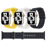 Apple Watch Ocean silikoniranneke 42/44/45/49 mm - Valkoinen