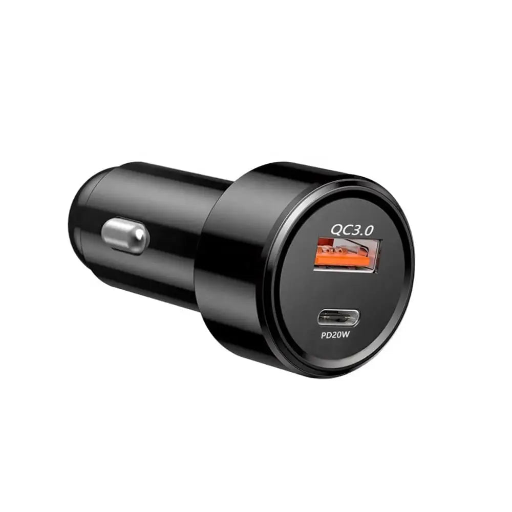 Autolaturi tupakansytyttimeen USB + USB-C