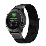Garmin QuickFit Nailonranneke 26mm - Musta