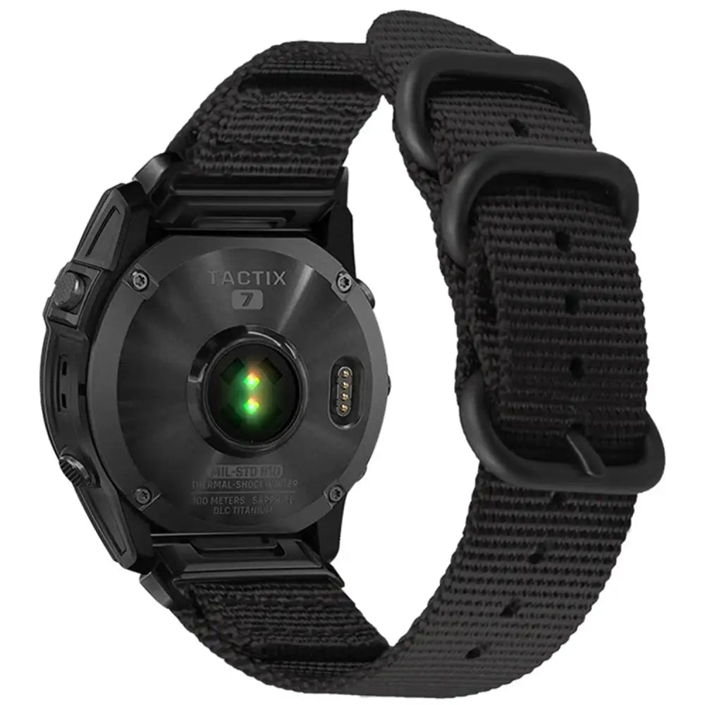 Garmin QuickFit Nato-ranneke 22mm - Musta