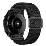 Garmin QuickFit Punottu nailonranneke 26mm - Musta
