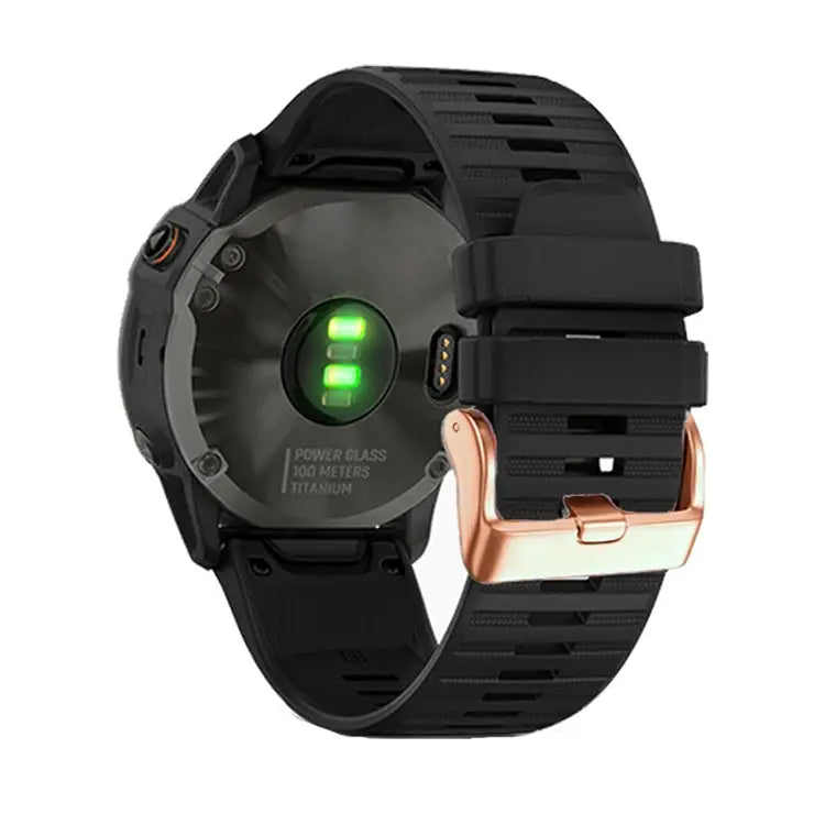Garmin QuickFit Silikoniranneke 20mm - Musta