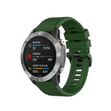 Garmin QuickFit Silikoniranneke 22mm - Army Green