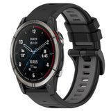 Garmin QuickFit Urheiluranneke 22mm - Musta-Harmaa