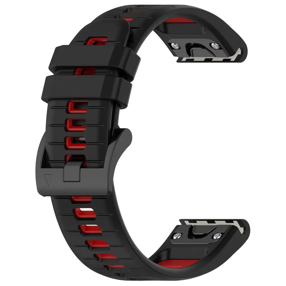 Garmin QuickFit Urheiluranneke 22mm - Musta-Punainen