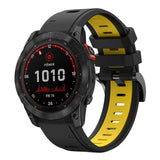 Garmin QuickFit Urheiluranneke 26mm - Musta-Keltainen