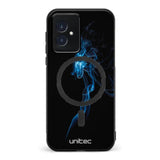 Honor 100 suojakuoret - Blue Smoke On Black