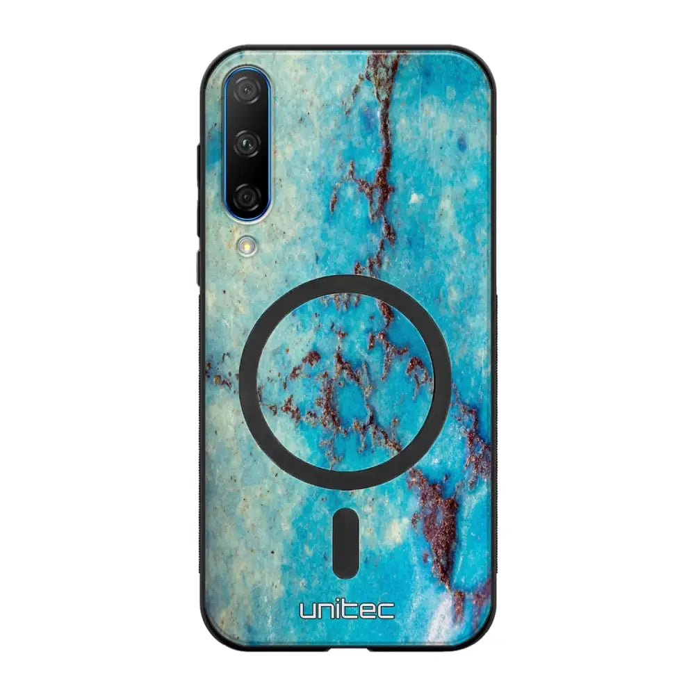 Honor 20 Lite marmori suojakuoret - Turquoise Marble