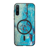Honor 20 Lite marmori suojakuoret - Turquoise Marble