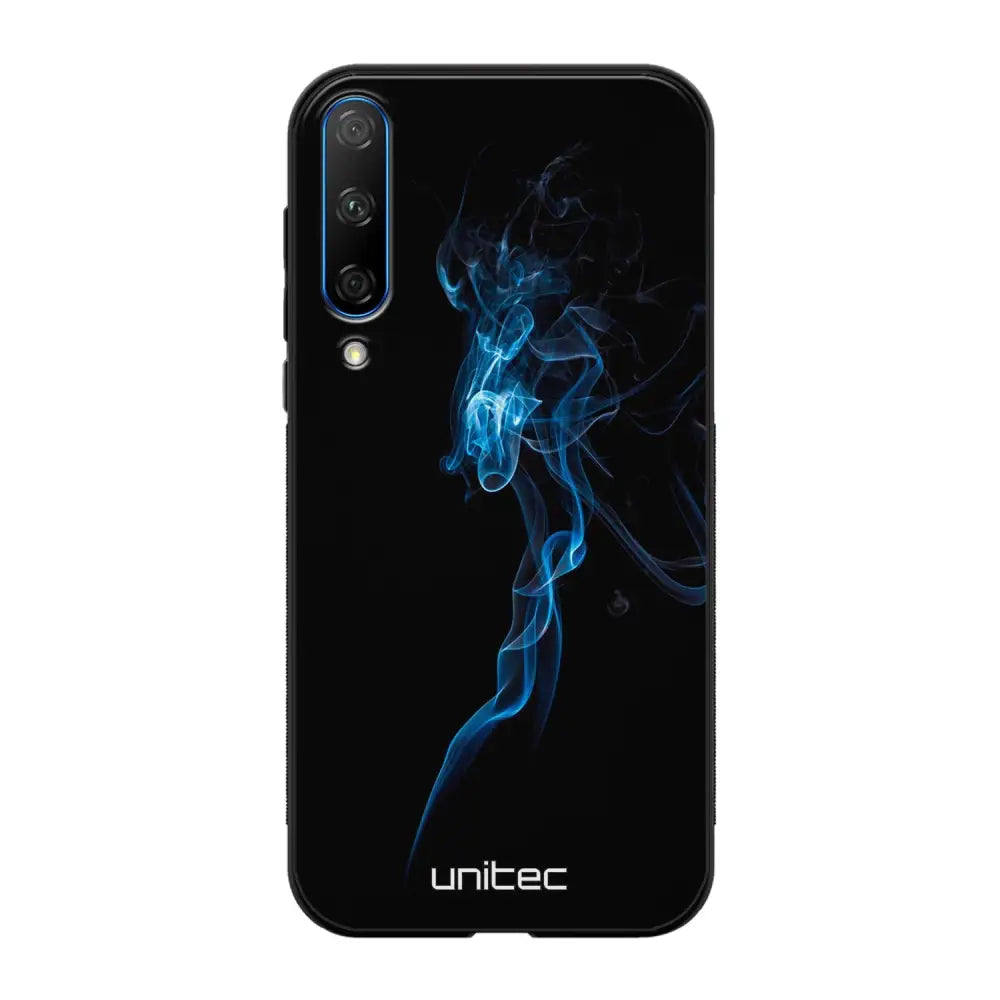 Honor 20 Lite suojakuoret - Blue Smoke On Black - Ei