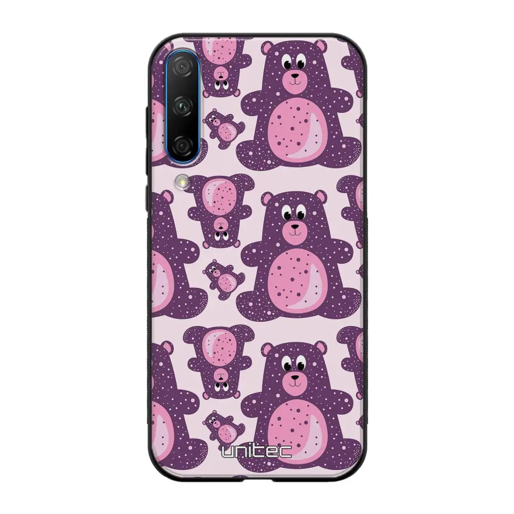 Honor 20 Lite suojakuoret - Purple Teddy Bear - Ei