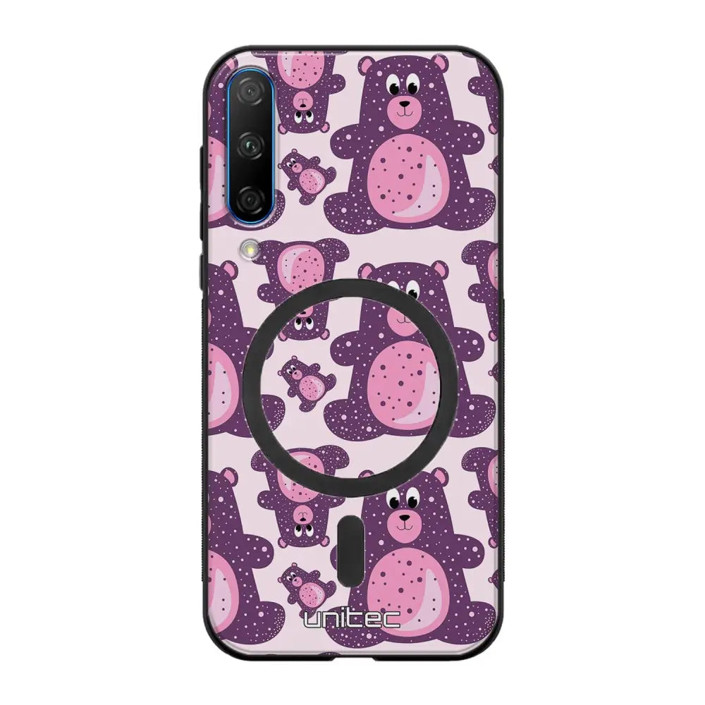 Honor 20 Lite suojakuoret - Purple Teddy Bear