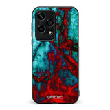 Honor 200 Lite marmori suojakuoret - Blue Red Marble - Ei