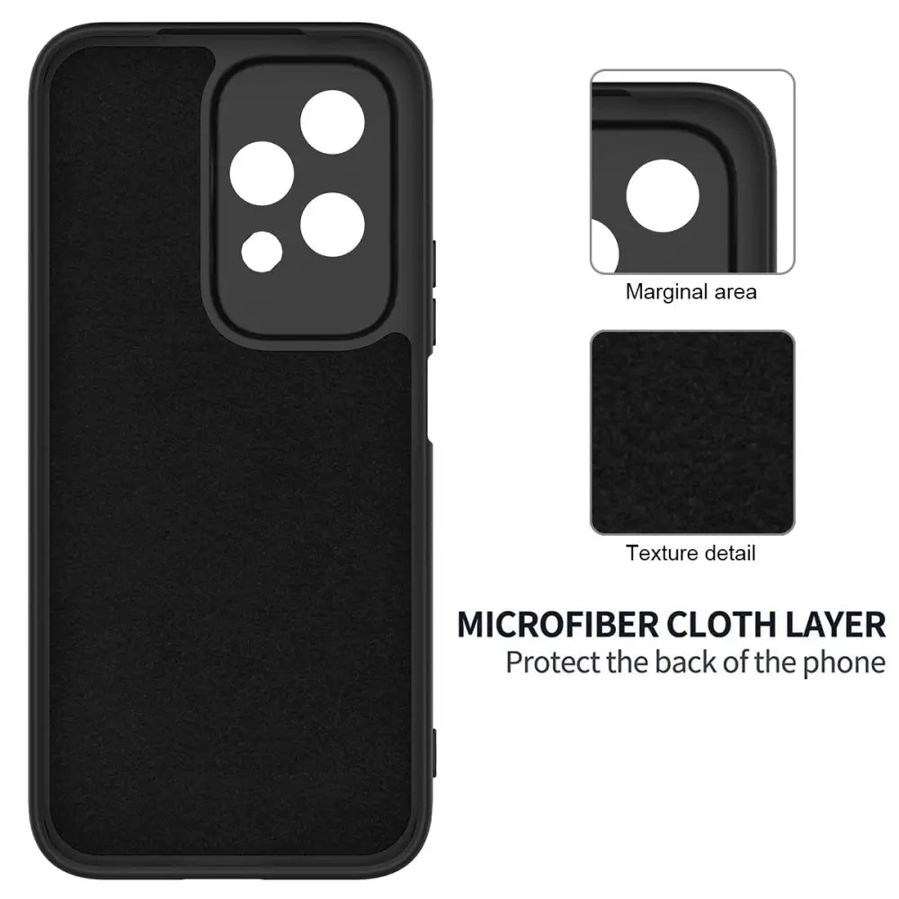 Honor 200 Lite Silikonisuoja Musta