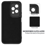 Honor 200 Lite Silikonisuoja Musta