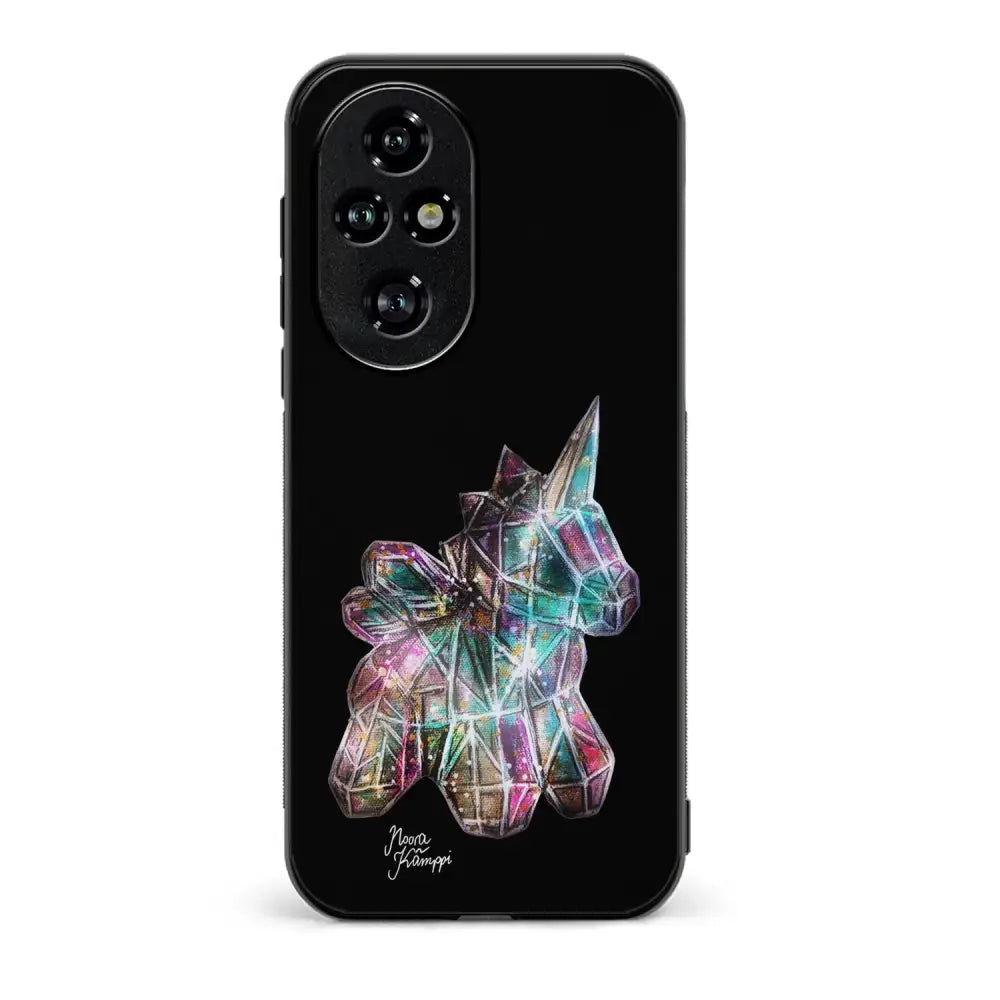 Honor 200 Pro unicorn suojakuoret - Musta - Noora Kämppi - Ei