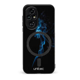 Honor 200 suojakuoret - Blue Smoke On Black