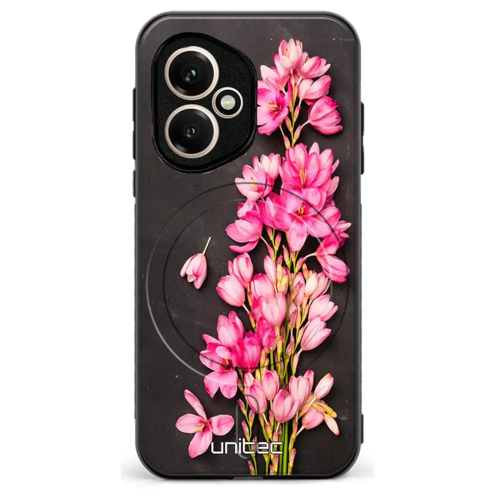 Honor 400 kukka suojakuoret Pink Flowers