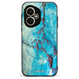 Honor 400 marmori suojakuoret Turquoise Marble
