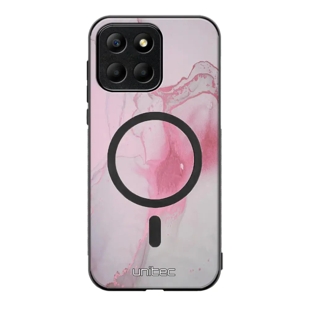 Honor 70 Lite marmori suojakuoret - Pink Pok Rie