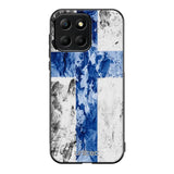 Honor 70 Lite suojakuoret - Painted Finnish Flag - Ei