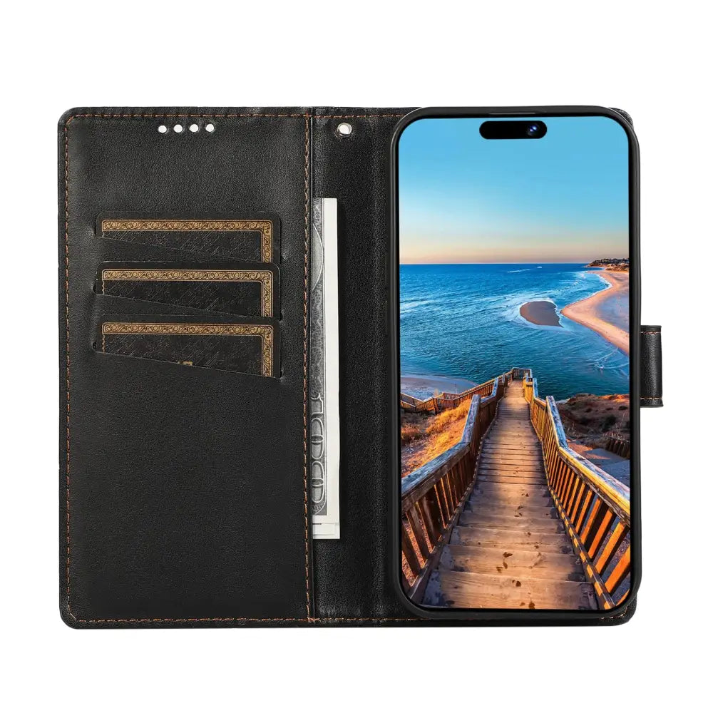 Honor 90 Lite Lompakko Suojakotelo Musta